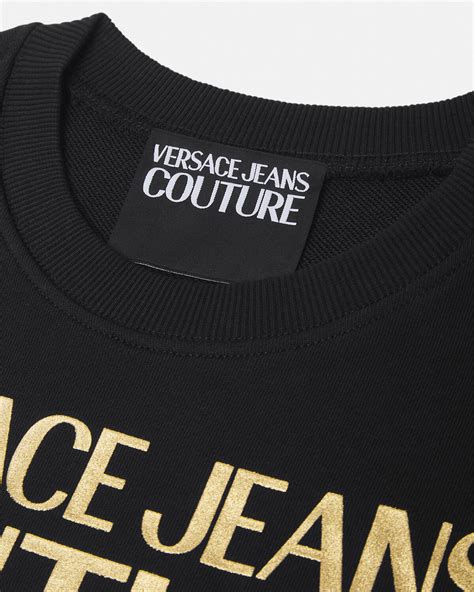 versace logo jumper|versace jumper women.